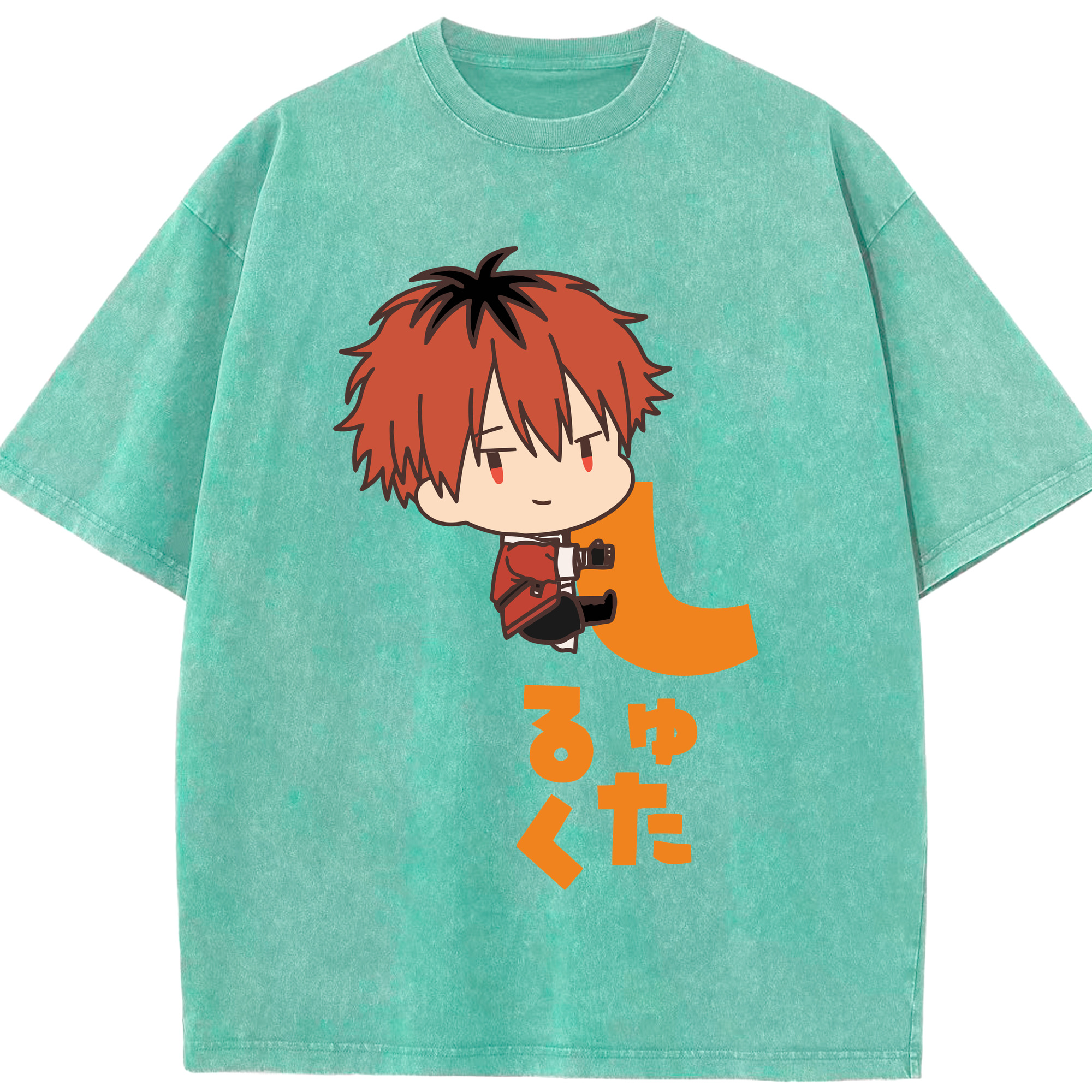 （画像用） 葬送のフリーレン Frieren 綿100% ヴィンテージ風 半袖Tシャツ（フロントプリント）